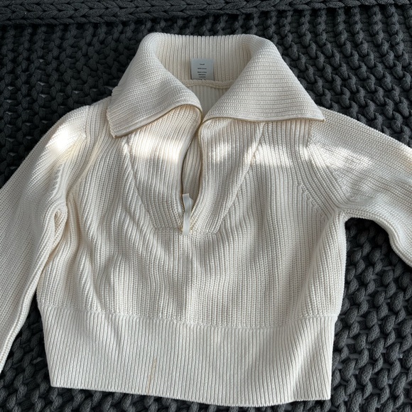 Revolve mentone half zip egret - Picture 3 of 5